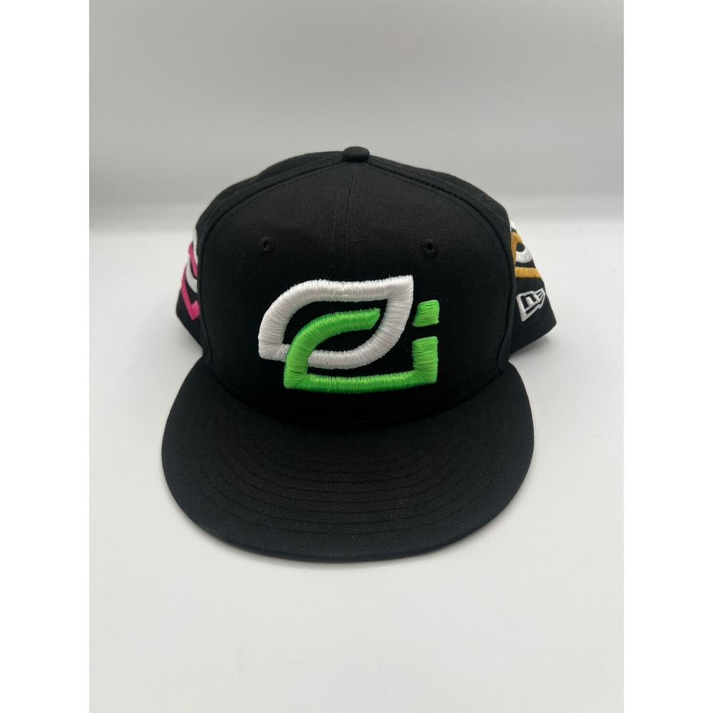 New Era OpTic Gaming 9FIFTY Snapback Hat Black Multi Logo Esports Cap OSFM